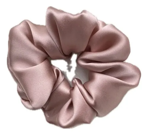 Scrunchie Colita Para El Pelo Cabello Anti Frizz Satén Raso