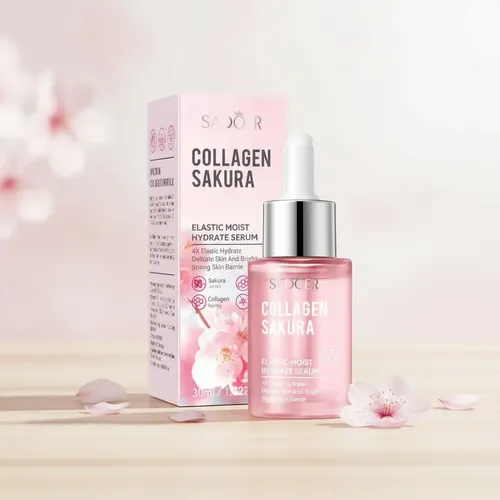 Serum Facial Sadoer Colágeno Sakura 30ml Anti-edad Hidratante Piel