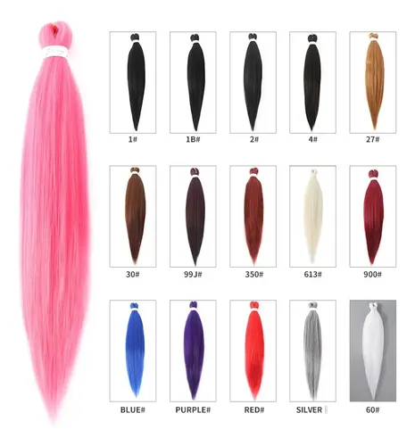 Extensiones De Cabello Con Trenzado En Espiral Rosa Kpop Elu