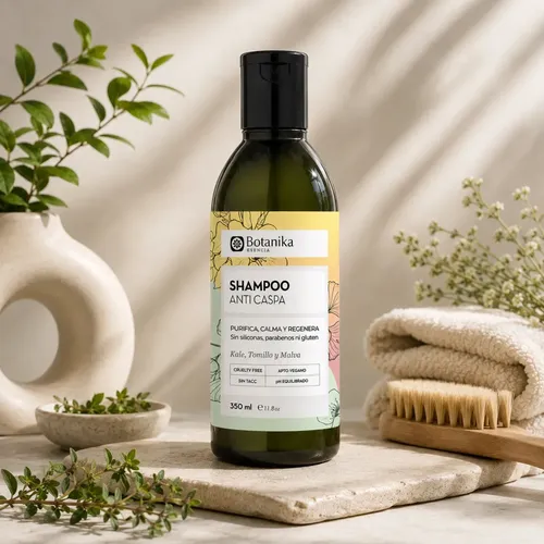 Shampoo Anticaspa Botanika X350ml Apto Vegano