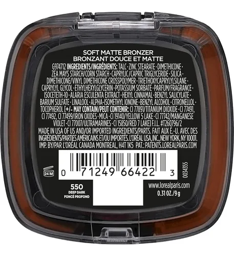 Bronceador En Polvo Mate L’oreal Paris Infallible 8.8g