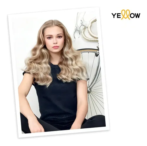 Polvo Decolorante Blanco Yellow By Alfaparf aclara Hasta 9 Tonos