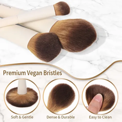 Juego De Brochas De Maquillaje Yutimeaura De 10 Piezas, De Y Ceami