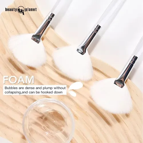 Brocha Facial Para Mascarilla Abanico Para Peeling X12uni