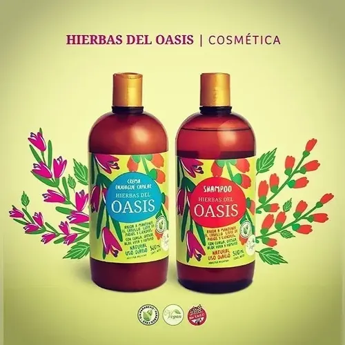Crema Enjuague Cuasia Ortiga Romero Aloe Hierbas Oasis Fw