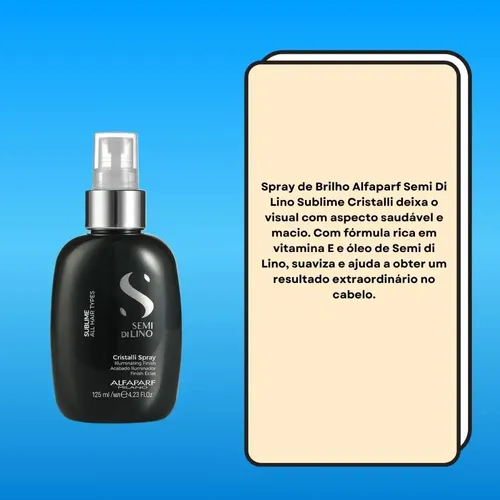 Alfaparf Cristalli Spray Iluminador P/ Pelo X 125ml