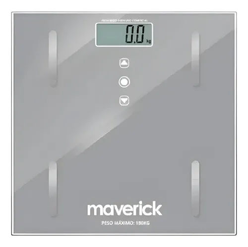 Maverick Balanza Digital Personal Grasa Corporal Bpd1 180kg Gris
