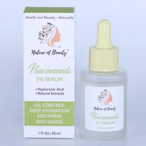 Sérum De Niacinamida Nature Of Beauty, 5%, 1 Onza, Para Cuid Grasa Día/noche