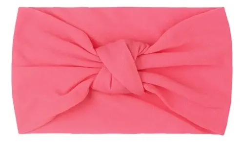 Diadema Wfblock Para Niños, Color Liso, Con Lazo Hecho A Man