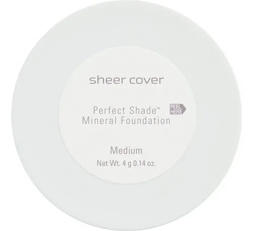 Base Mineral Sheer Cover Tono Medio 4g Con Brocha