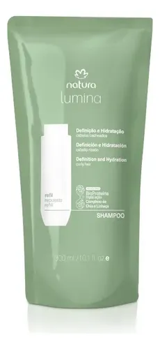 Repuesto Shampoo Lumina Cremoso Cabellos Rizados 300 ml