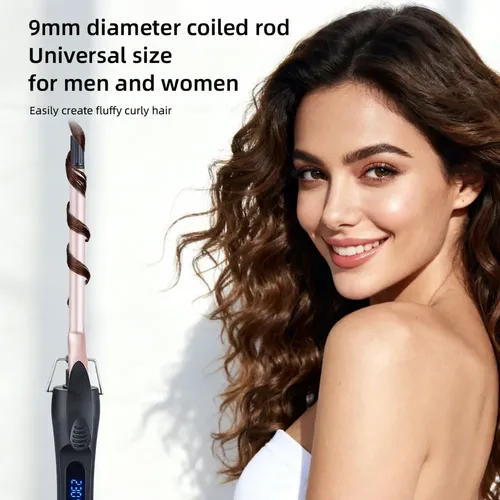 Plancha Ceramica 9mm Rizos Apretados Modelador Ligera