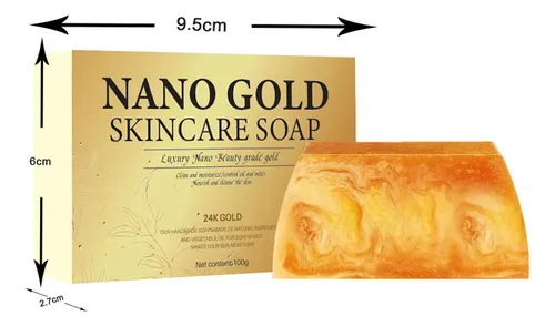 Great Gold Soap, Jabón De 24 Quilates, Jabón De Ducha Y Limp