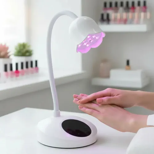 Cabina Flor 2 Inalambrica Paris Night 20w Tactil Uv/led Usb Color Blanco