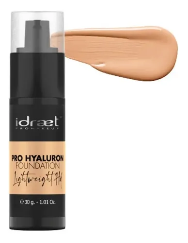 Base Fluida Hyaluron Foundation Lightweight Hd Idraet Tono HFL 25 WARM BEIGE