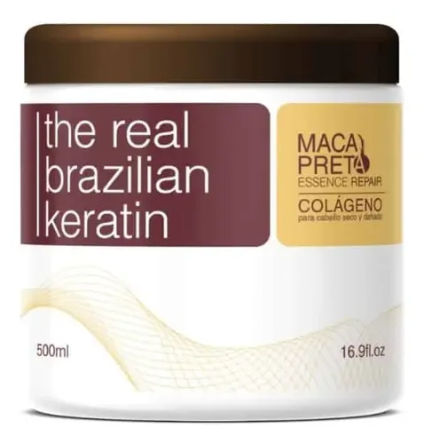 Pack Máscara Maca Preta The Real Brazilian Keratin 500gr X2
