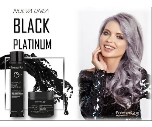 Bonmetique Shampoo Desamarillador Black Platinum X 350ml