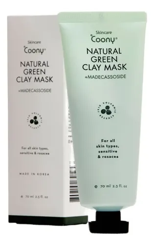 Mascarilla Limpiadora Coony Green Clay Mask 70ml Tipo de piel Mixta