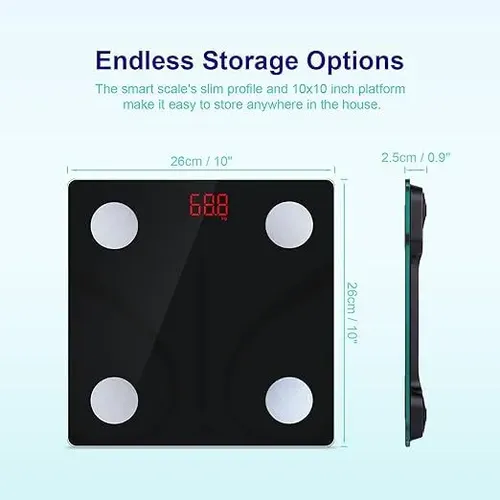 Corporal Grasa Scale, Smart Balance, Connection Via Bl
