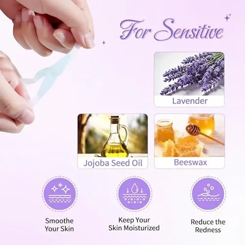Kit De Tiras De Cera Para Cejas Beauty7 Sensitive High Arche
