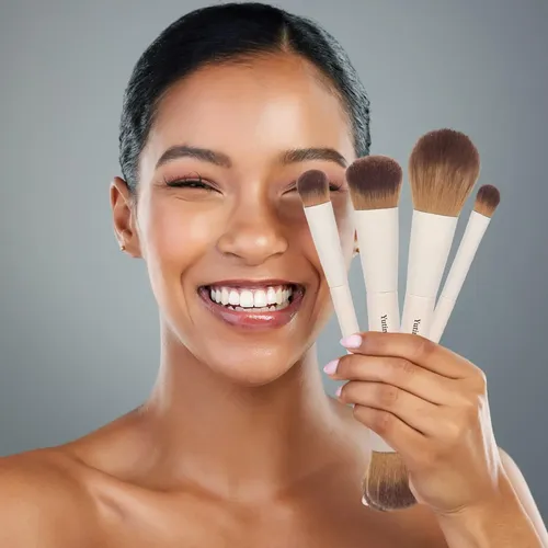 Juego De Brochas De Maquillaje Yutimeaura De 10 Piezas, De Y Ceami