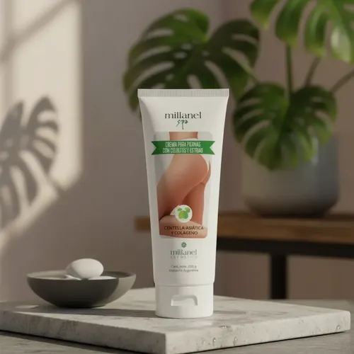 Crema Para Piernas Con Celulitis Y Estrias Millanel 200g