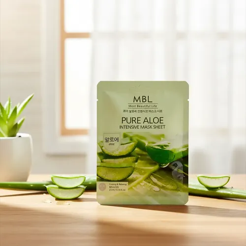 Mascarilla Coreana Relajante Aloe Vera Mbl X1