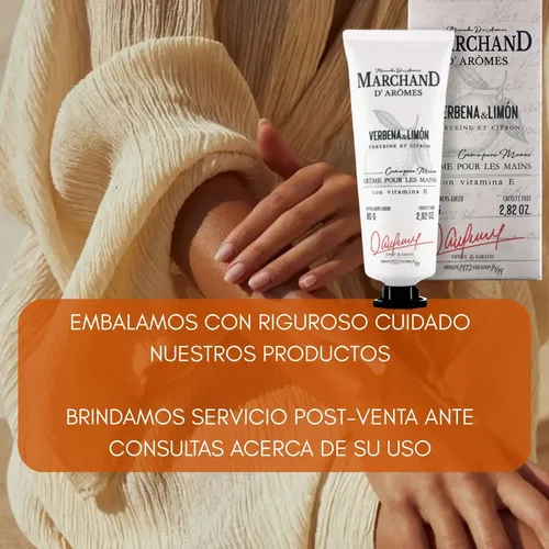 Crema De Manos Marchand Hidratante Nutritiva Aromas 80g