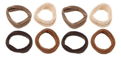 8 Piezas Gomas Elásticas Pelo Para Mujeres Y Niñas, Material