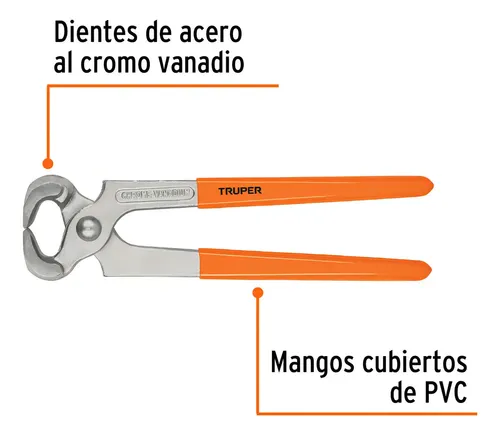 Tenaza Para Carpintero Truper 17380 Aislada Largo 20cm 8