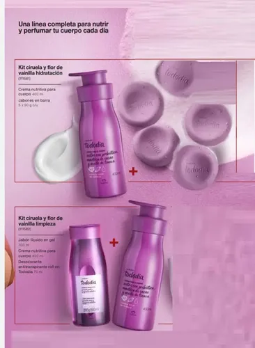 Jabon Liquido Corporal Ciruela Y Vainilla X2 Tododia Natura