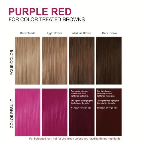 Sumifang Tinte Semipermanente Rojo Y Morado Vibrante 268 Ml