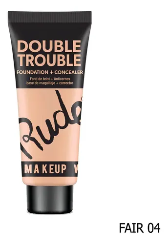 Base Con Corrector Foundation And Concealer Rude Cosmetics Tono Fair 04