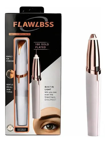 Depilador Lapiz De Cejas Y Vello Facial Recargable Luz Usb