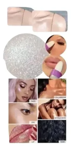 Polvo De Hadas Ilumidor Glitter Brillo Con Aplicador X 3