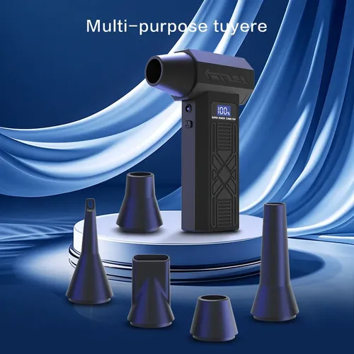 Secador Pelo Portatil Inalambrico Turbo Alta Velocidad 2026 Negro