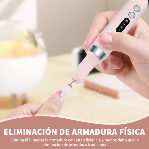 Pulidor Esmeril Drill Uñas Taladro Para Uñas Base De Htht Rosa