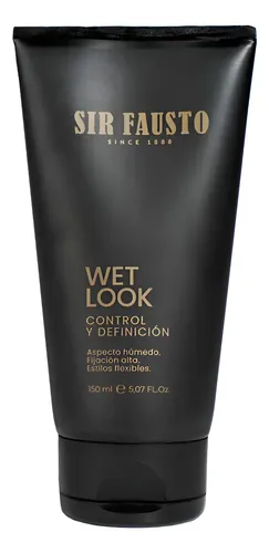 Sir Fausto Wet Look Gel Control Fijación Alta Pelo 150ml