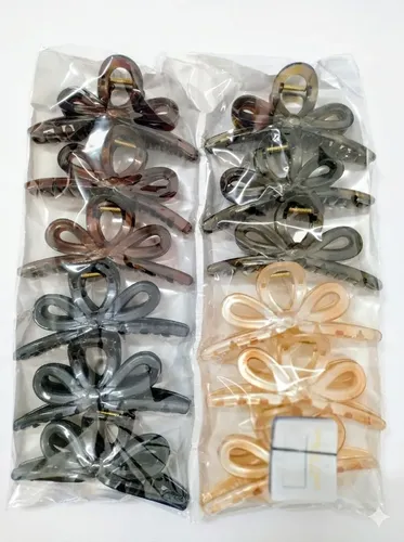 Broches Para El Pelo X12 Translucidos Mujer Urbanchic 1041