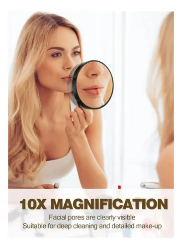 Espejo Maquillaje Pantalla Luz Adiola Más Espejo Aumento X10