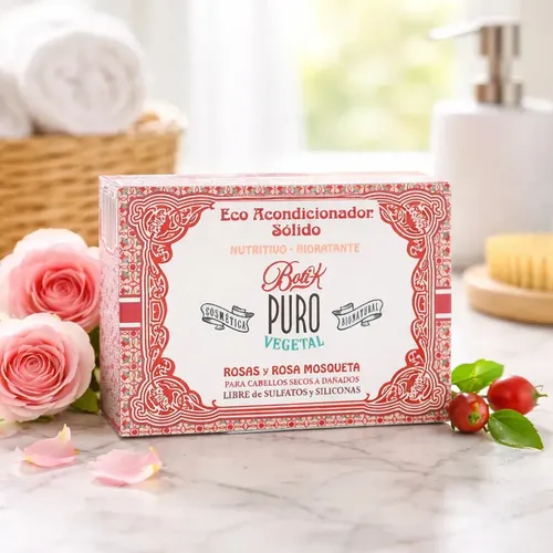 Acondicionador Solido Rosas Rosa Mosqueta X 70g Boti-k Puro