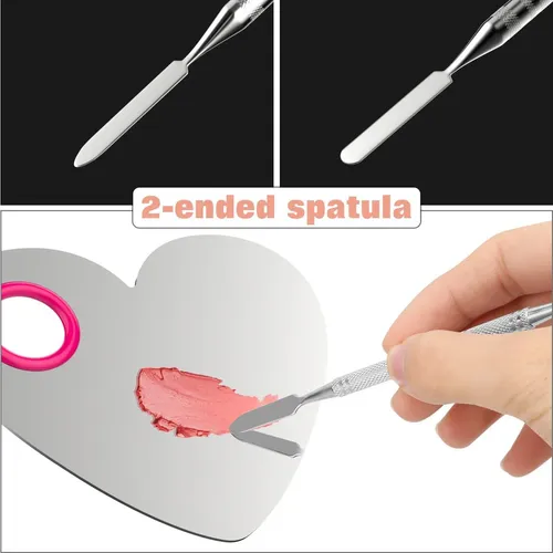 Paleta De Maquillaje Corazón Luxspire Acero Inoxidable