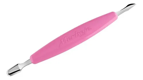 Kit de Manicura Merheje Basic 3 Piezas con Cortacutículas, Empujador y Lima de Uñas