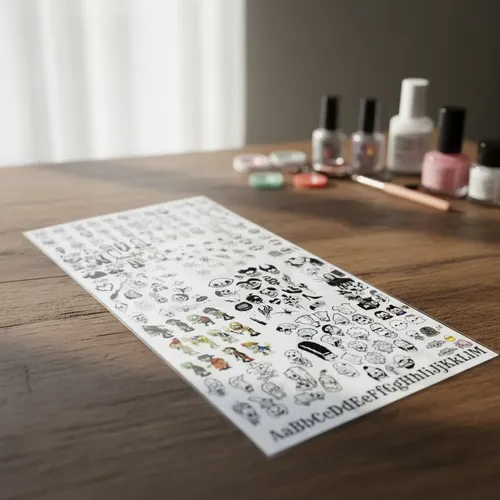 Plantillas Plastificadas Para Nail Art Stickers Arabescos