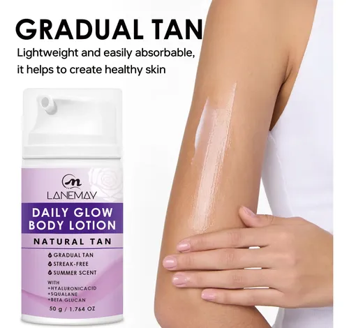 Gradual Tan Body Lotion Natural Glow Streak Free 50g