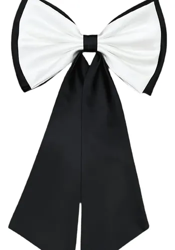 Accesorios Con Lazo De Satén Extraíble Para Blanco Negro