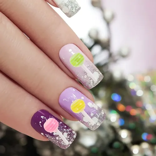 25uds Decoraciones Uñas Resina Dulces Accesorios Nail Art