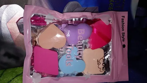 Set De 6 Esponjas Para Base Maquillaje