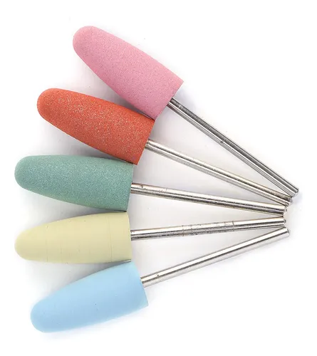 Juego De Brocas De Goma For Uñas, 5 Unidades .