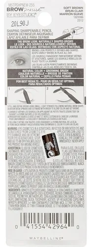 Lápiz Para Cejas Maybelline Brow Precise 1u Marrón